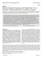 Single-Cell Dynamic Microenvironment of EBV-Positive Gastric Cancer Before/After Anti-PD1 Treatment Published in Signal Transduction and Targeted Therapy